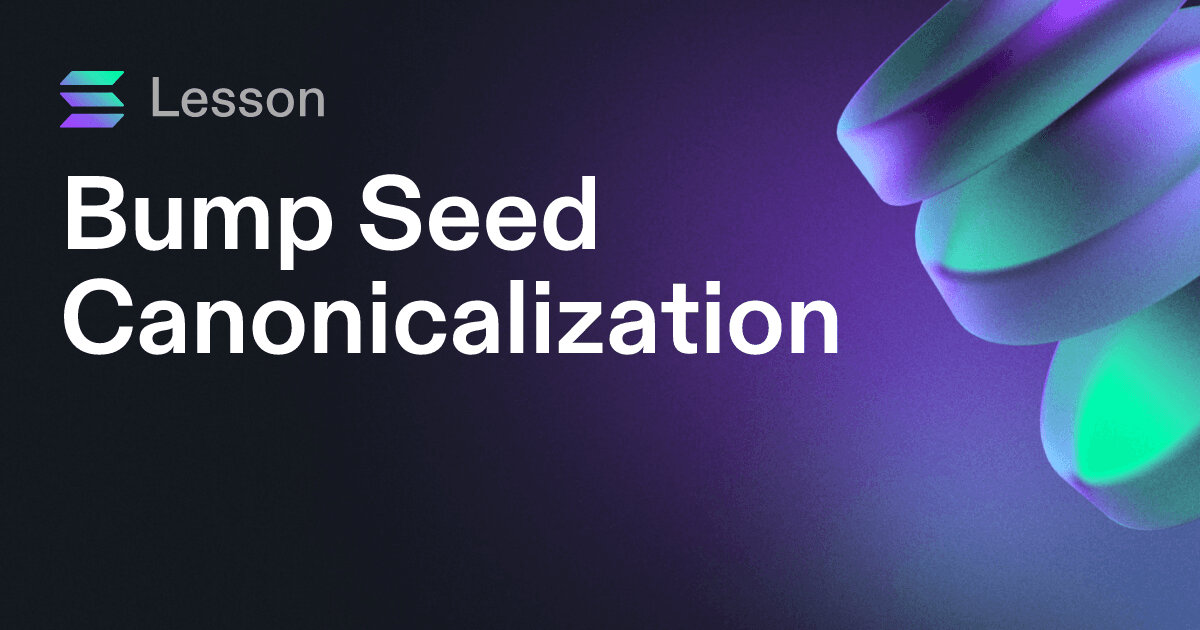 Bump Seed Canonicalization